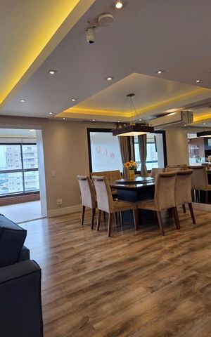 Apartamento à venda com 168m², 3 quartos e 3 vagas