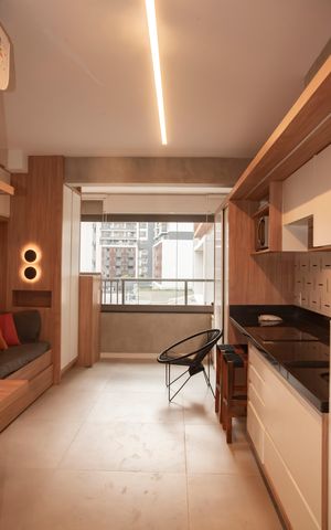 Studio para alugar com 27m², 1 quarto e sem vagaStudio