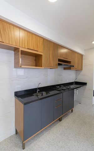 Apartamento para alugar com 35m², 2 quartos e sem vaga Apartamento para alugar com 35m², 2 quartos e sem vagaSala/Cozinha/Área de Serviço