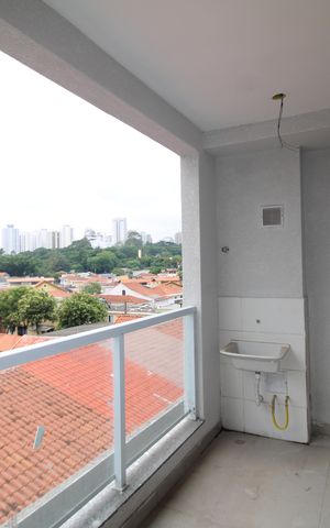 Apartamento à venda com 33m², 1 quarto e 1 vagaStudio - Varanda
