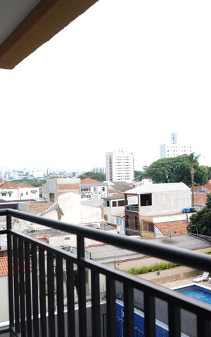 Apartamento para alugar com 37m², 2 quartos e sem vagaSacada