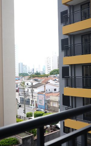 Apartamento para alugar com 37m², 2 quartos e sem vagaSacada