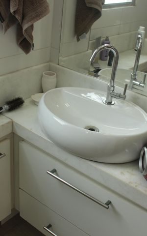 Apartamento para alugar com 210m², 3 quartos e 2 vagasBanheiro da Suíte 1