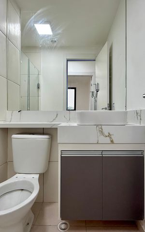 Apartamento à venda com 39m², 2 quartos e sem vaga Apartamento à venda com 39m², 2 quartos e sem vagaBanheiro