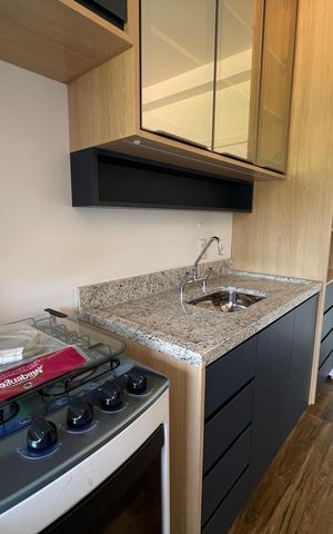 Casa de condomínio para alugar com 42m², 1 quarto e 1 vagaCozinha