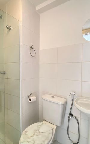Apartamento para alugar com 65m², 2 quartos e 1 vaga Apartamento para alugar com 65m², 2 quartos e 1 vagaBanheiro