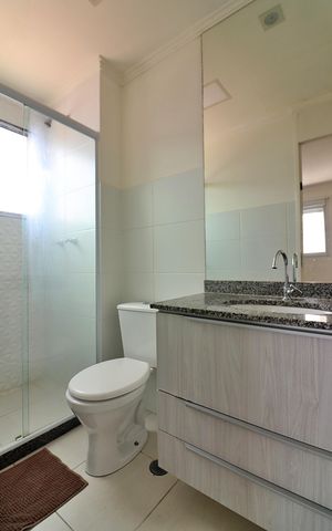 Apartamento à venda com 56m², 2 quartos e 1 vagaQuarto 1 - Suíte Banheiro 