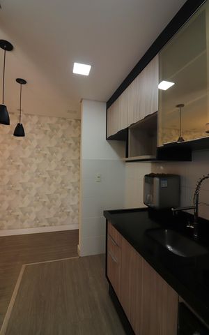 Apartamento à venda com 56m², 2 quartos e 1 vagaCozinha 