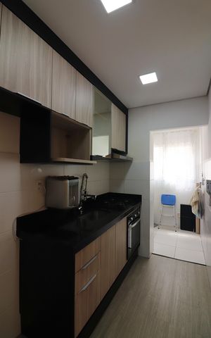 Apartamento à venda com 56m², 2 quartos e 1 vagaCozinha 