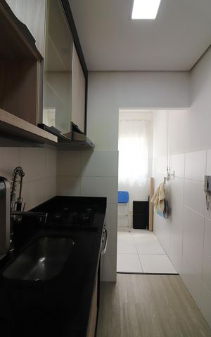Apartamento à venda com 56m², 2 quartos e 1 vagaCozinha 
