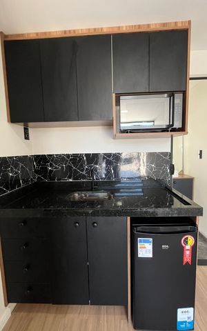 Studio para alugar com 18m², 1 quarto e 1 vaga