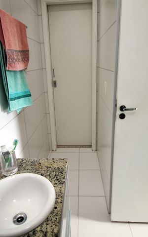 Apartamento à venda com 118m², 3 quartos e 2 vagasBanheiro da Suíte 3
