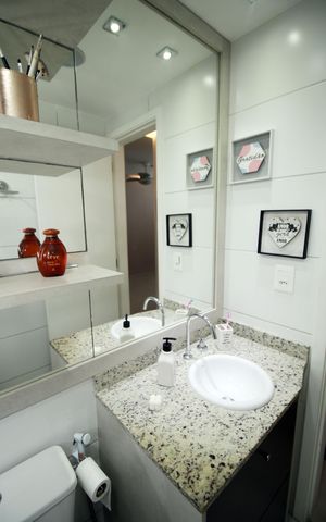 Apartamento à venda com 118m², 3 quartos e 2 vagasBanheiro da Suíte 1