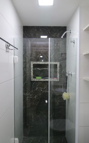 Apartamento à venda com 118m², 3 quartos e 2 vagasBanheiro da Suíte 1