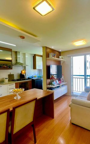 Apartamento à venda com 58m², 2 quartos e 1 vaga Apartamento à venda com 58m², 2 quartos e 1 vagaSala