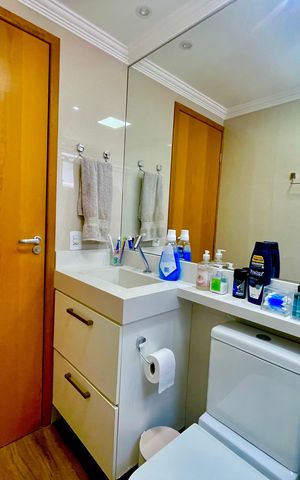 Apartamento à venda com 58m², 2 quartos e 1 vaga Apartamento à venda com 58m², 2 quartos e 1 vagaBanheiro