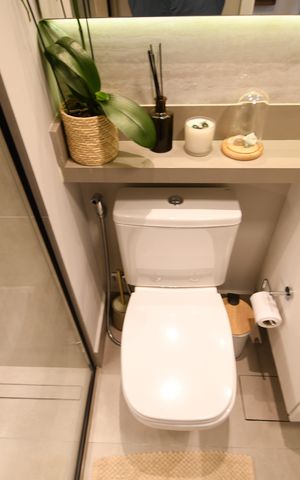 Apartamento à venda com 67m², 2 quartos e 1 vagaBanheiro Social