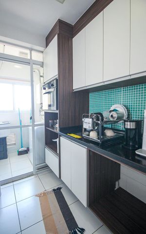 Apartamento à venda com 68m², 2 quartos e 1 vagaCozinha 