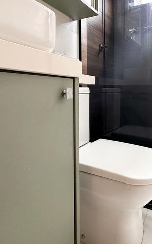 Apartamento à venda com 50m², 2 quartos e 1 vaga Apartamento à venda com 50m², 2 quartos e 1 vagaBanheiro Social