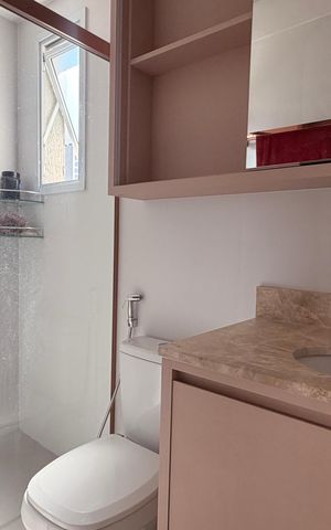 Apartamento para alugar com 80m², 3 quartos e 2 vagasBanheiro da suíte
