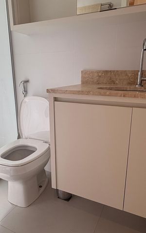 Apartamento para alugar com 80m², 3 quartos e 2 vagasBanheiro social