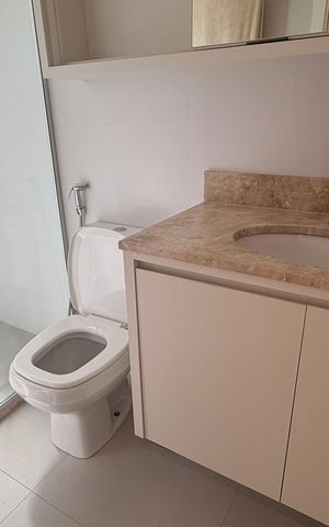 Apartamento para alugar com 80m², 3 quartos e 2 vagasBanheiro social