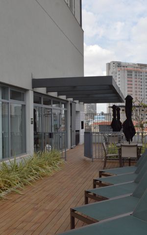 Studio à venda com 27m², 1 quarto e sem vagaPiscina