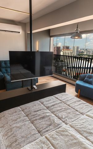 Apartamento para alugar com 33m², 1 quarto e sem vaga