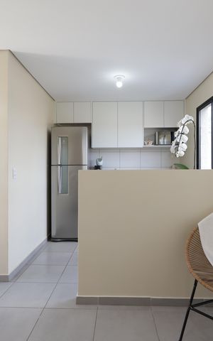 Studio à venda com 48m², 1 quarto e sem vagaSala