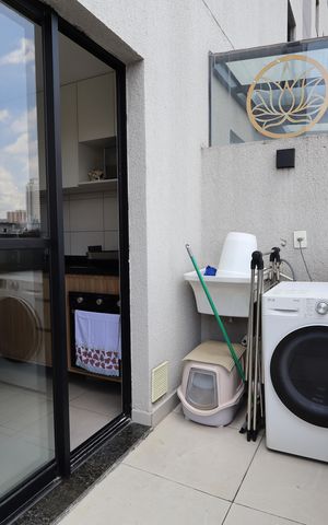 Studio à venda com 48m², 1 quarto e sem vagaÁrea de Serviço