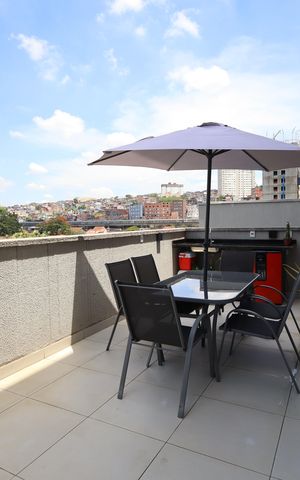 Studio à venda com 48m², 1 quarto e sem vagaÁrea externa