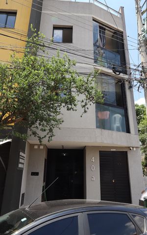 Studio à venda com 48m², 1 quarto e sem vagaFachada