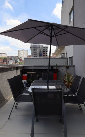 Studio à venda com 48m², 1 quarto e sem vagaÁrea externa
