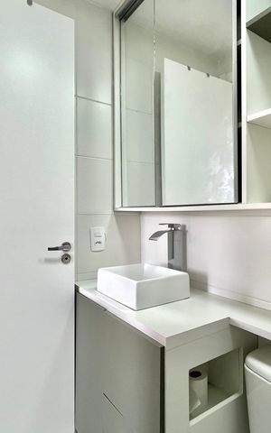 Apartamento à venda com 34m², 2 quartos e sem vaga Apartamento à venda com 34m², 2 quartos e sem vagaBanheiro