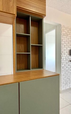 Apartamento à venda com 34m², 2 quartos e sem vaga Apartamento à venda com 34m², 2 quartos e sem vagaÁrea de Serviço