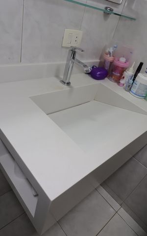 Casa à venda com 80m², 3 quartos e 1 vagaBanheiro Social - Pia