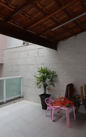 Casa à venda com 80m², 3 quartos e 1 vagaÁrea Gourmet