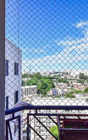 Apartamento à venda com 58m², 2 quartos e 1 vagaVaranda