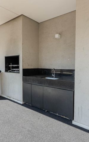 Studio para alugar com 41m², 1 quarto e 1 vaga Studio para alugar com 41m², 1 quarto e 1 vagaÁrea comum - Churrasqueira