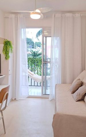 Apartamento à venda com 27m², 1 quarto e sem vaga Apartamento à venda com 27m², 1 quarto e sem vagaSala