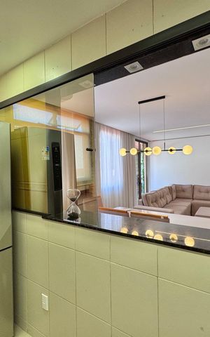 Apartamento à venda com 88m², 2 quartos e 2 vagas Apartamento à venda com 88m², 2 quartos e 2 vagasCozinha e Área de Serviço