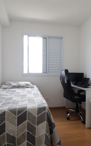 Apartamento à venda com 40m², 2 quartos e 1 vagaQuarto 2
