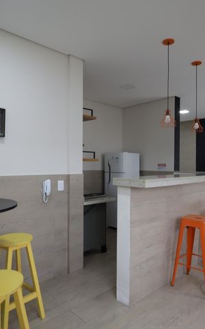 Apartamento à venda com 40m², 2 quartos e 1 vagaÁrea comum - Salão de festas