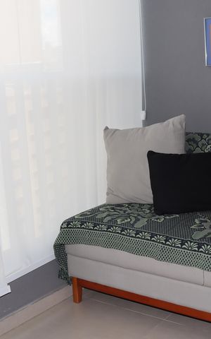 Studio à venda com 37m², 1 quarto e sem vagaVaranda
