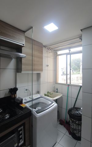 Apartamento à venda com 60m², 3 quartos e sem vagaCozinha e Área de Serviço