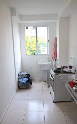 Apartamento à venda com 52m², 2 quartos e 1 vagaCozinha e Área de Serviço