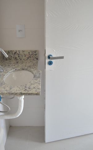 Apartamento à venda com 56m², 2 quartos e 1 vagaBanheiro Social