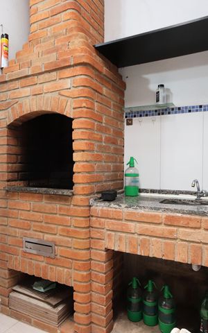 Casa de condomínio para alugar com 76m², 2 quartos e 1 vagaChurrasqueira