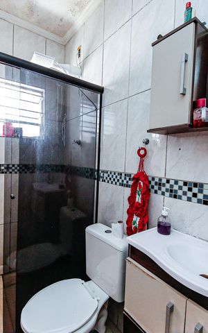 Casa para alugar com 125m², 2 quartos e 2 vagasBanheiro