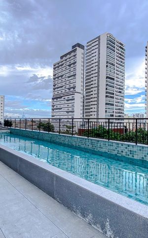 Studio à venda com 27m², 1 quarto e 1 vagaÁrea comum - Piscina